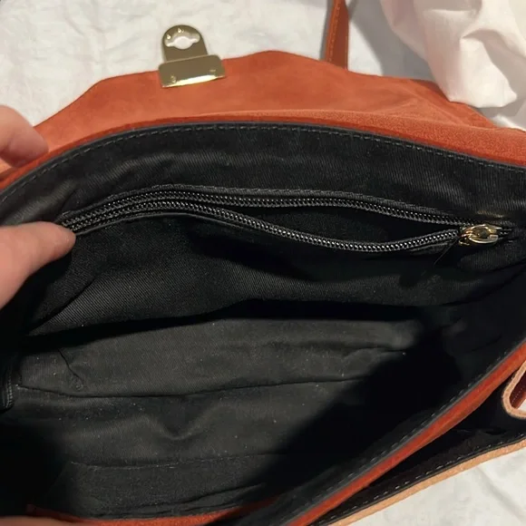 Sezane Pink Suede Tiger Bag - Picture 6 of 10